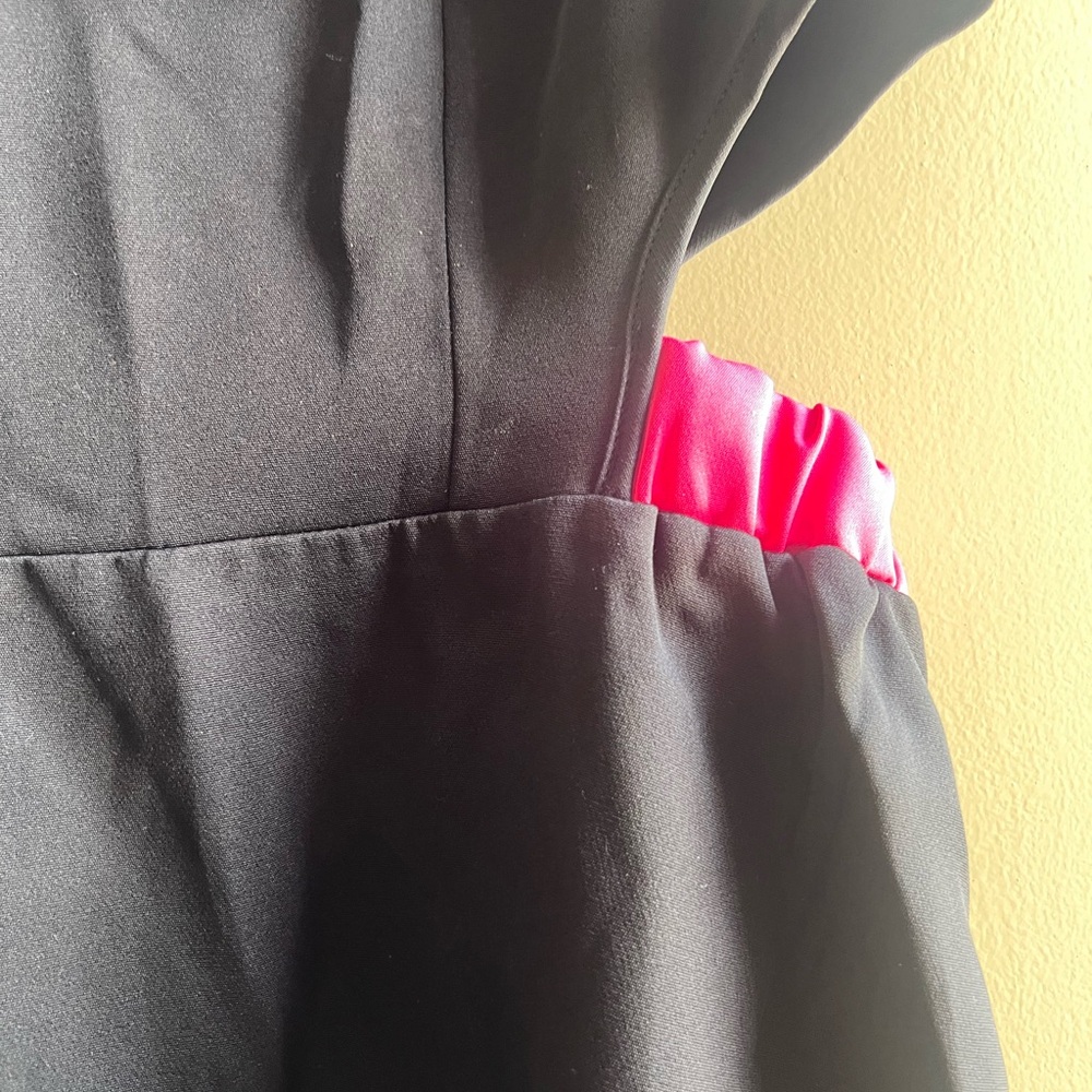 Black and Pink Mini Dress - Picture 3 of 5